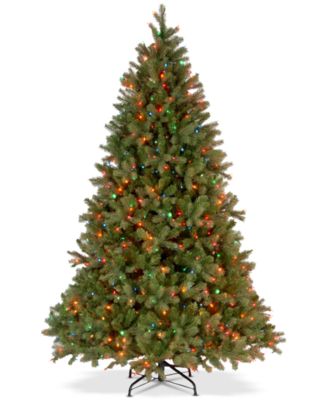 National Tree Company Ель Douglas Fir с 650 разноцветными огнями