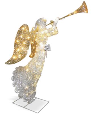 National Tree Company ангел Crystal Trumpeting Angel 48"