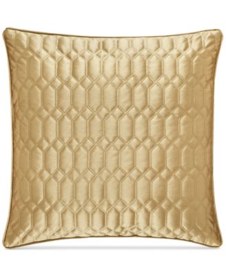 J Queen New York Satinique Quilted Decorative Pillow, 20" x 20"