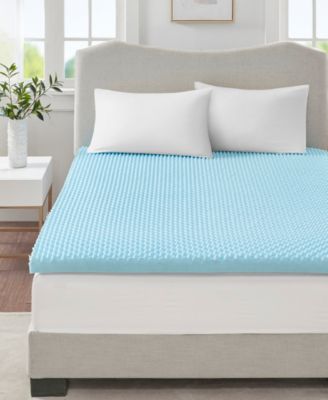 Madison Park 3" Gel-Infused Memory Foam Mattress Topper, Queen