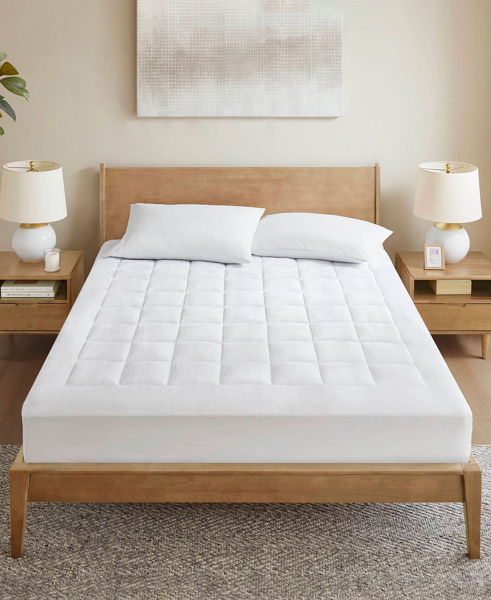 Madison Park Cloud Soft Plush Waterproof Mattress Pad, Full