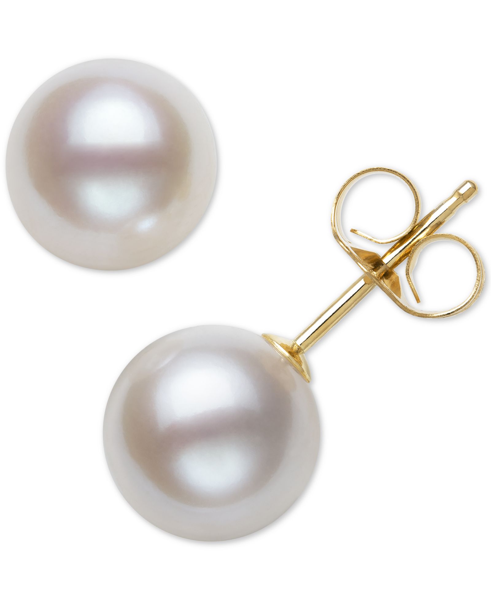 Серьги-гвоздики Belle de Mer Cultured Freshwater Pearl Stud Earrings (7mm) в 14k Gold