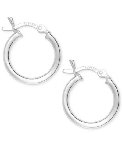 Серьги Giani Bernini Sterling Silver Small Hoops