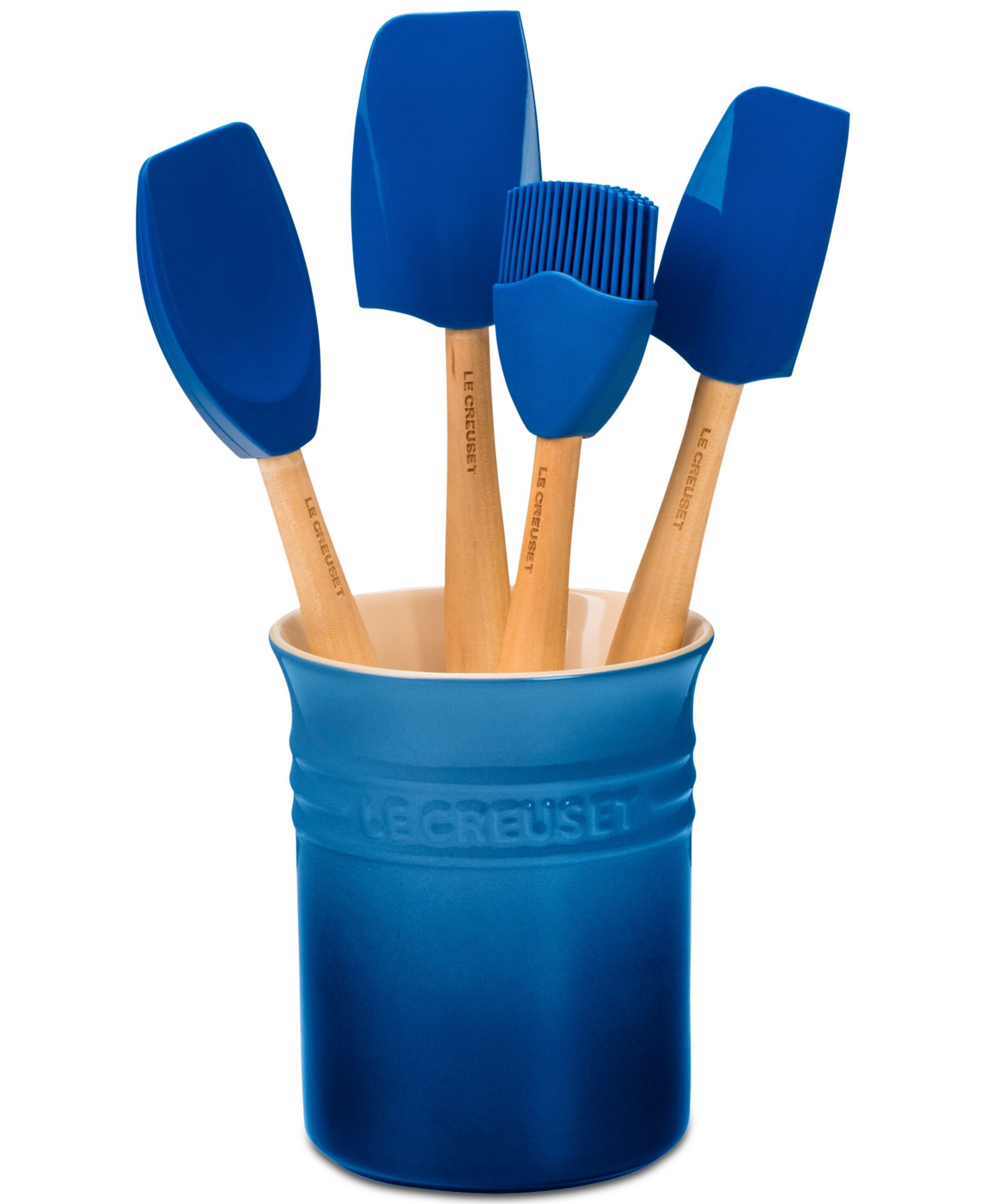 Набор кухонной утвари Le Creuset из 5 предметов с керамической подставкой