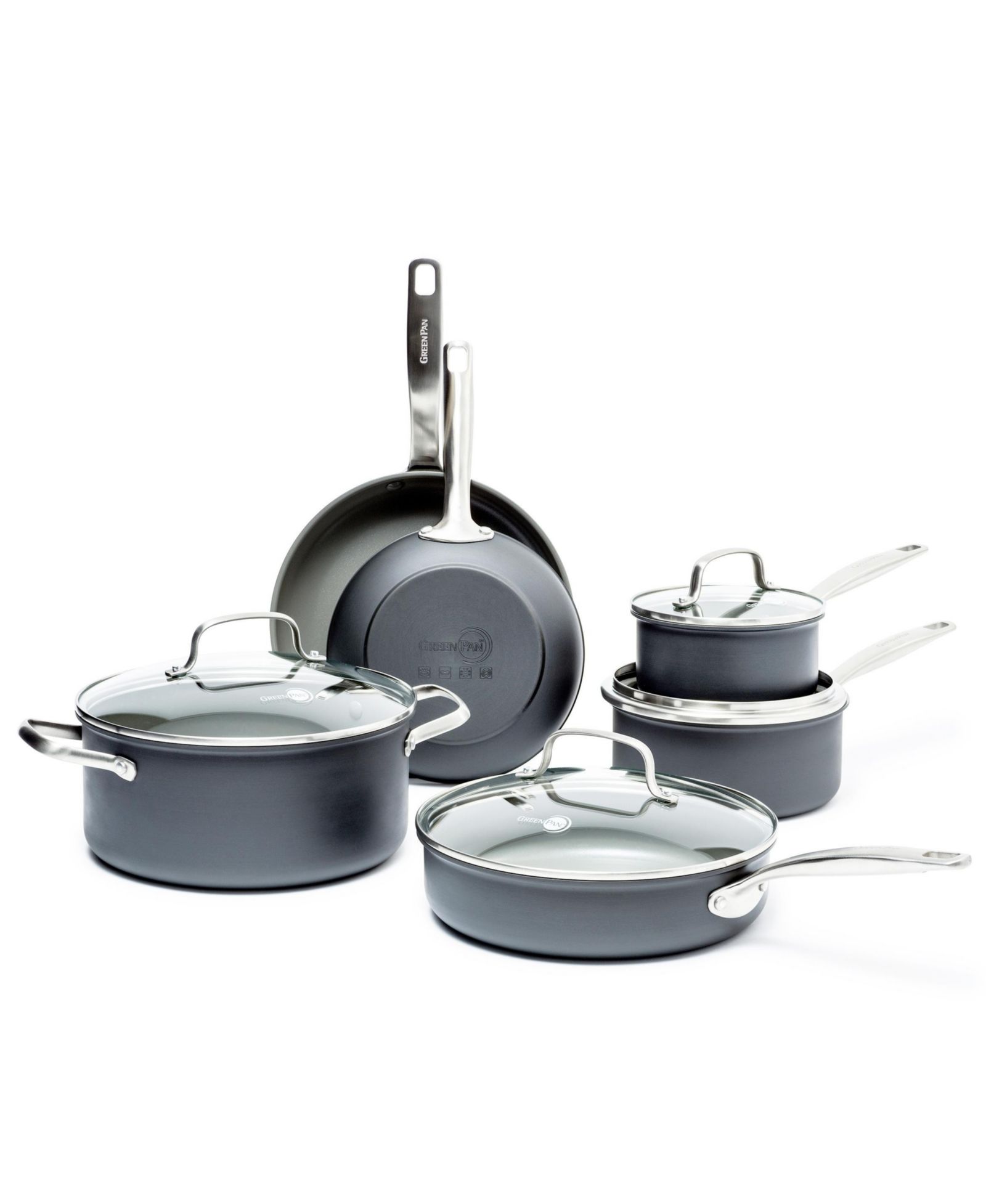 GreenPan Chatham 10pc Ceramic Non-Stick Cookware Set