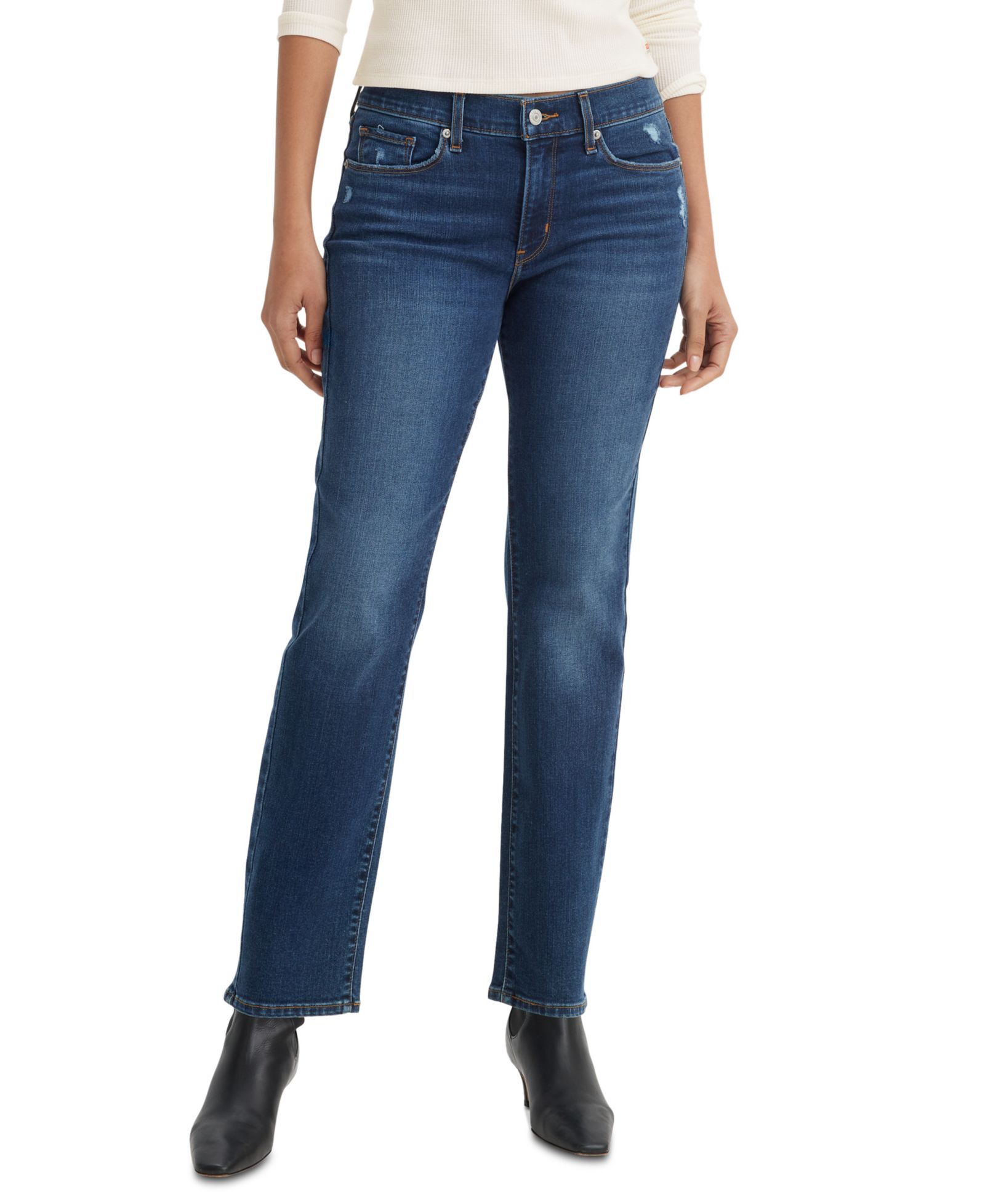 Levi's Women's Classic Mid-Rise Straight-Leg Jeans