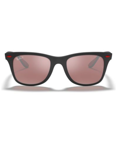 Ray-Ban Мужские поляризационные солнцезащитные очки RB4195M Scuderia Ferrari Collection 52