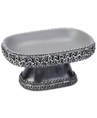 Avanti Braided Medallion Colorblocked Soap Dish