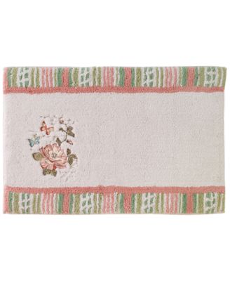 Avanti Butterfly Garden Cotton Bath Rug, 20" x 30"