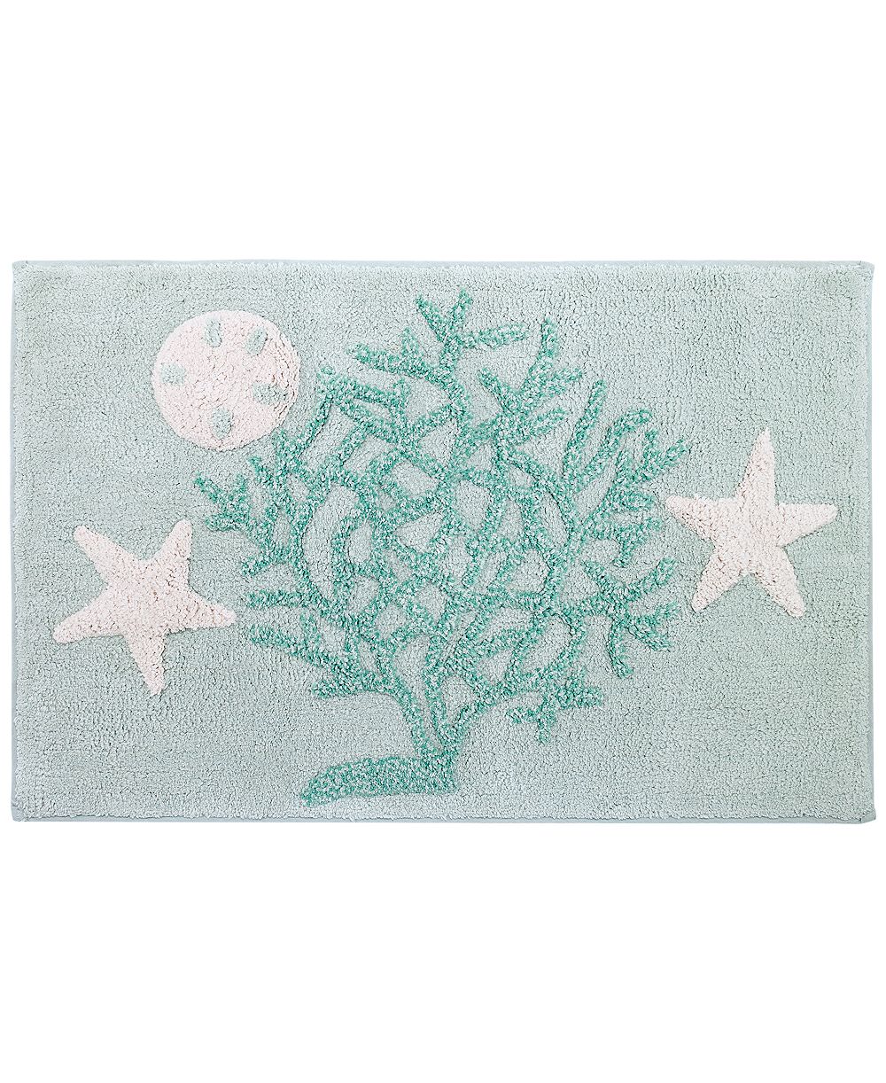 Avanti Коврик для ванной Beachcomber Seashells Cotton, 20" x 30"