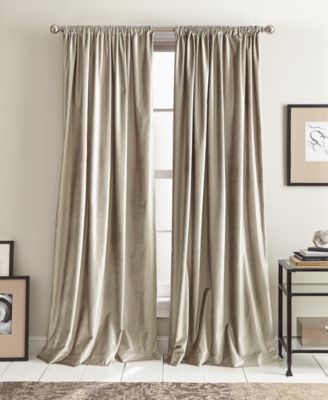 Modern Velvet 50" x 96" Curtain Set