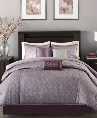 Madison Park Biloxi Jacquard Geometric 7-Pc. Comforter Set, California King