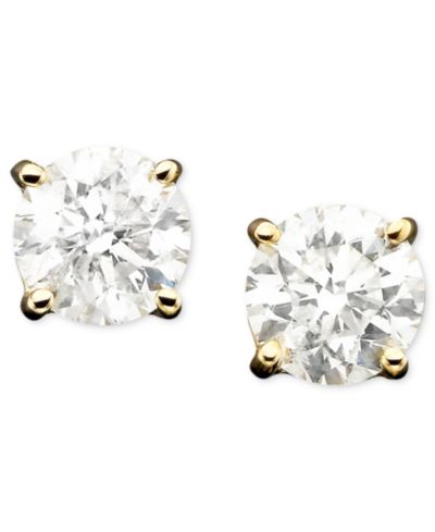 Серьги-гвоздики с бриллиантами, 14k Gold (1/3 ct. t.w.)