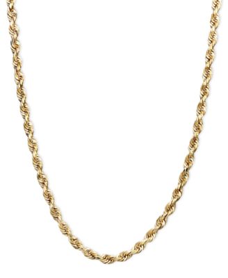 Легкая цепь-шнурок ожерелье 20" (1-3/4mm) из желтого золота 14k