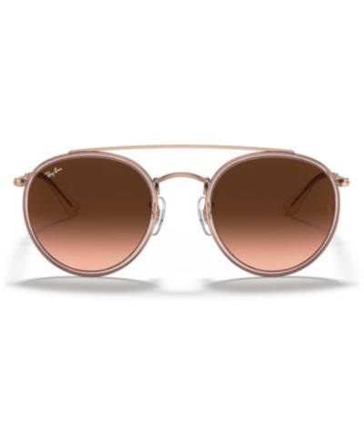 Ray-Ban солнцезащитные очки RB3647N ROUND DOUBLE BRIDGE
