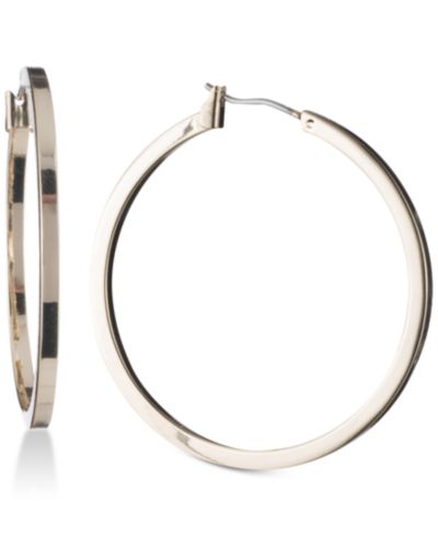 Серьги-кольца DKNY 1 1/2" Thin Hoop Earrings