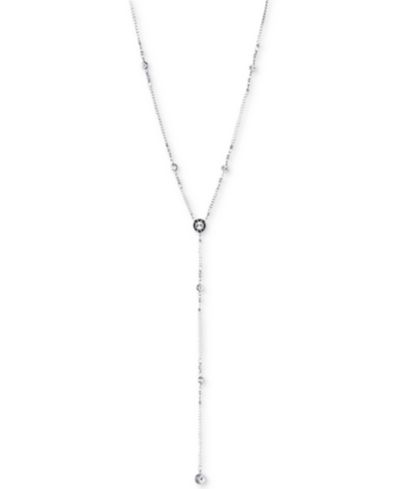 Колье DKNY Logo Crystal Station Y-Necklace