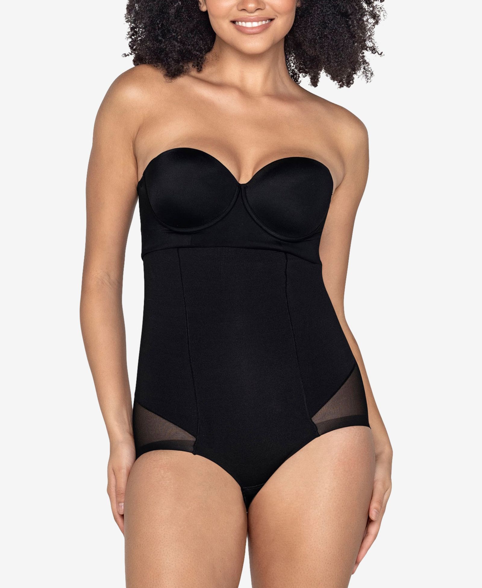 Leonisa Women's Extra High-Waisted Sheer Bottom Sculpting Shaper Panty