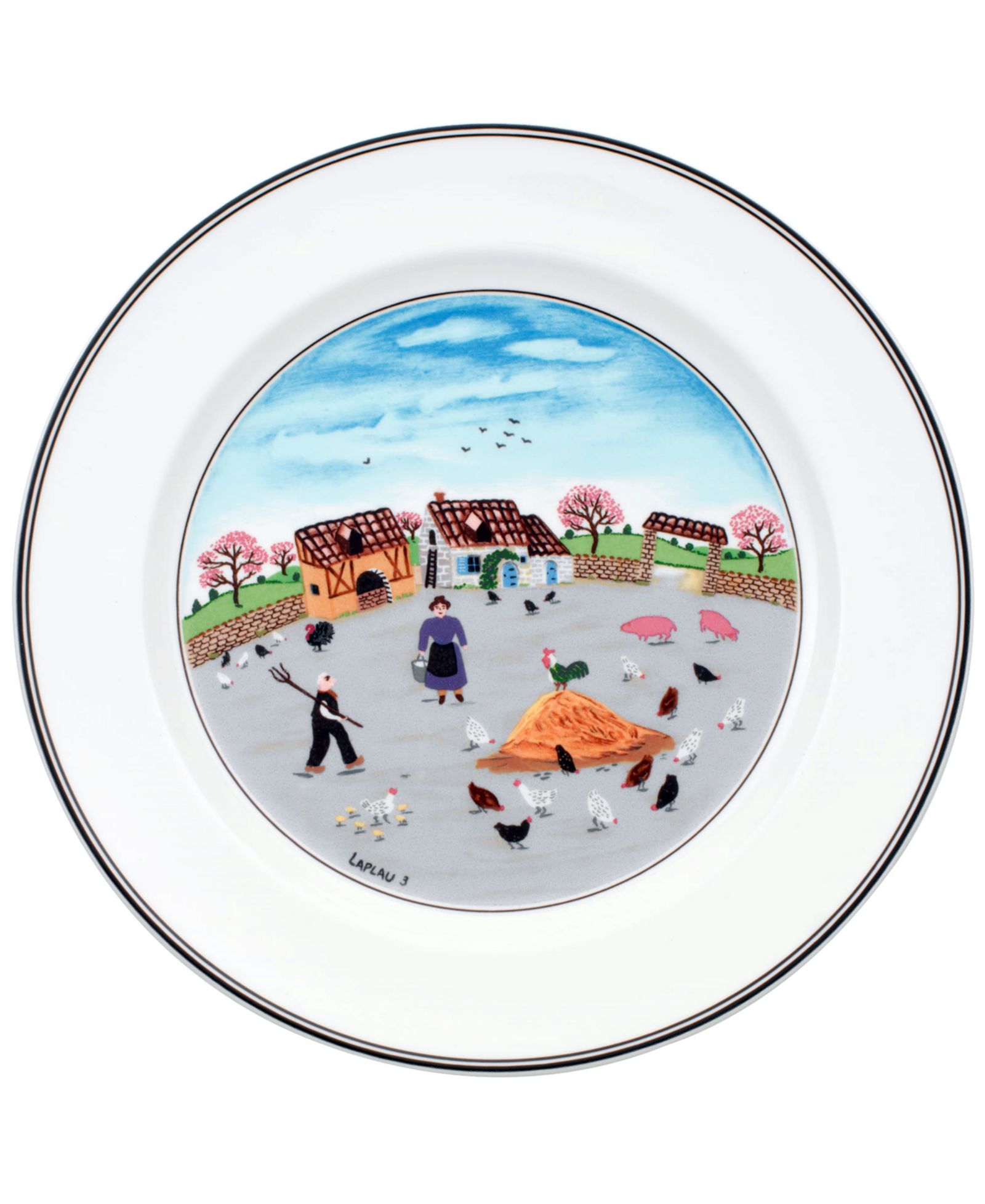 Villeroy & Boch Design Naif Dinner Plate, Country Yard