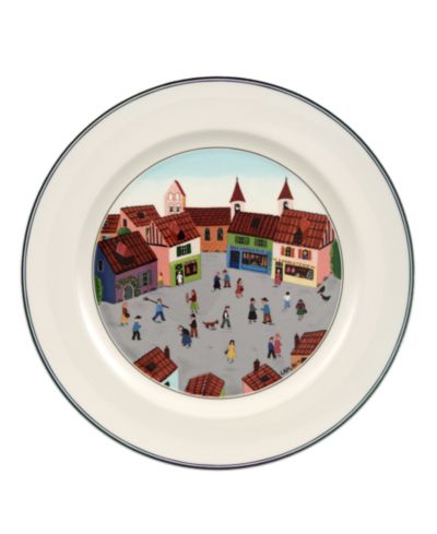 Десертная тарелка Villeroy & Boch Design Naif Dinner Plate, Old Village Square