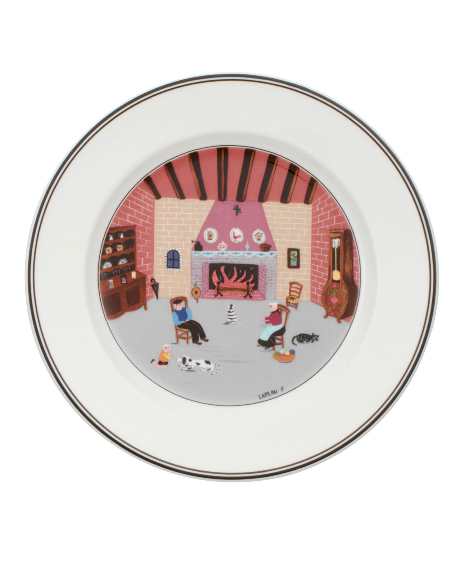Villeroy & Boch Design Naif Salad Plate, By the Fireside