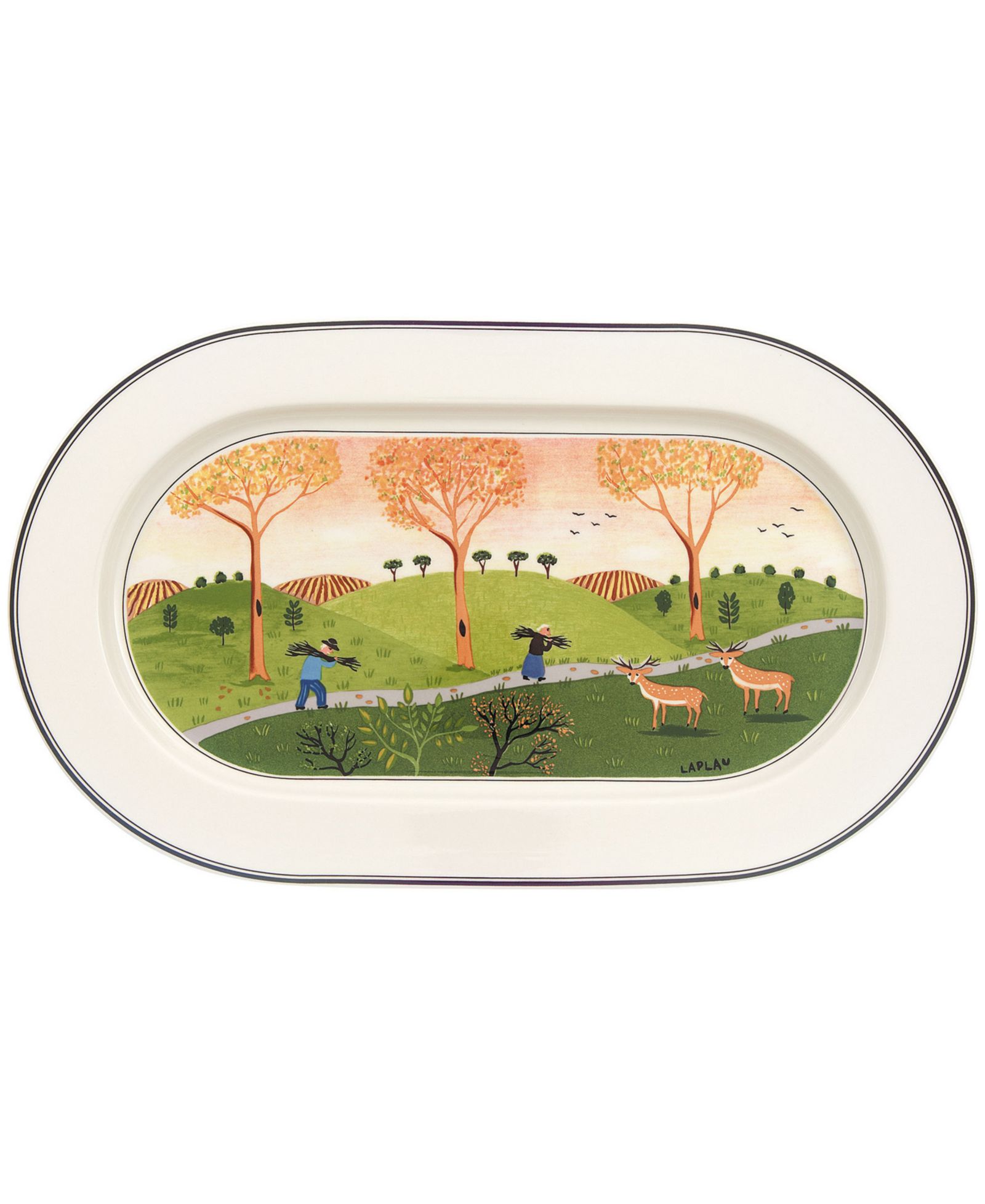 Villeroy & Boch Design Naif Овальное блюдо