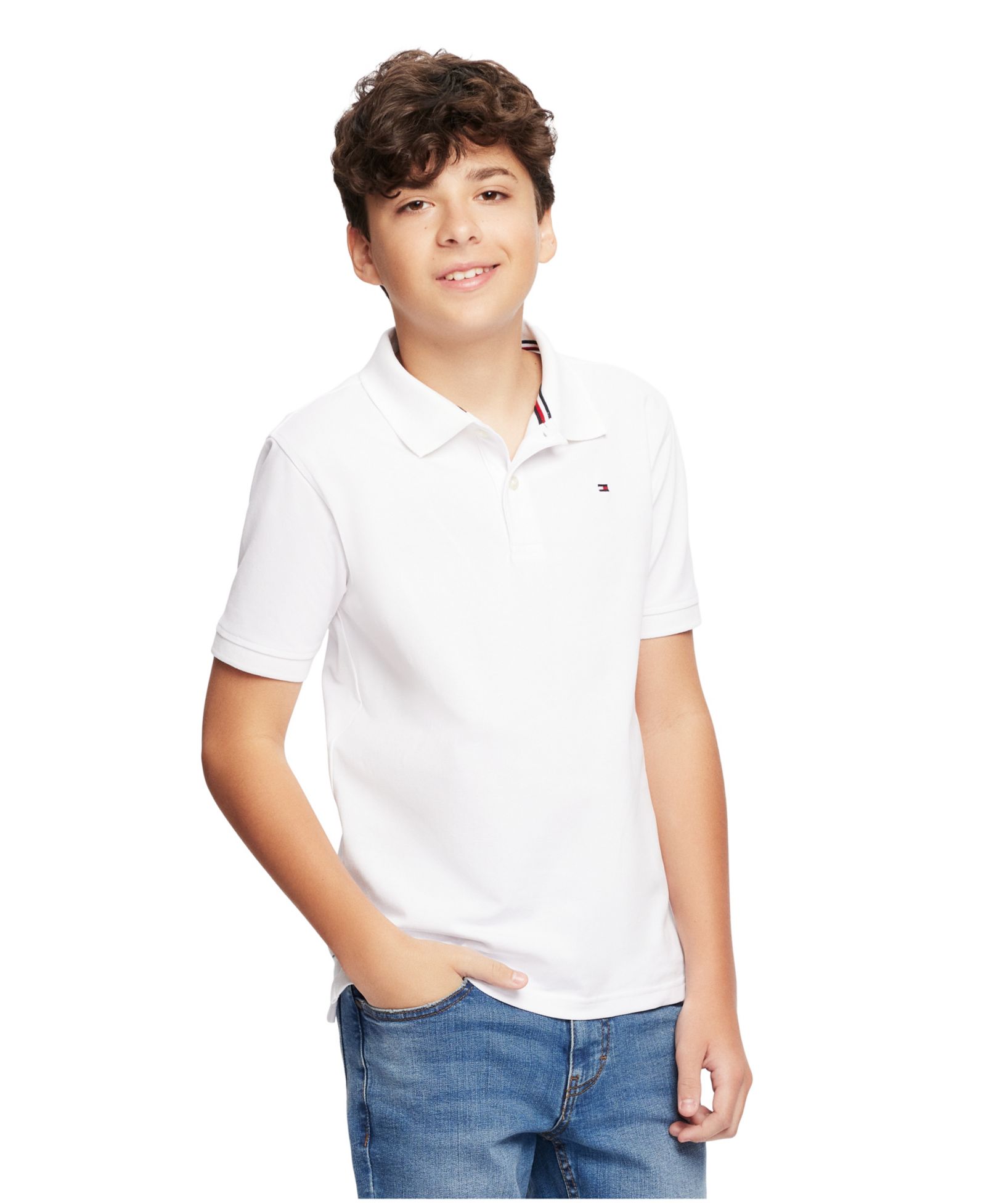 Tommy Hilfiger рубашка поло Ivy Stretch для малышей и маленьких мальчиков