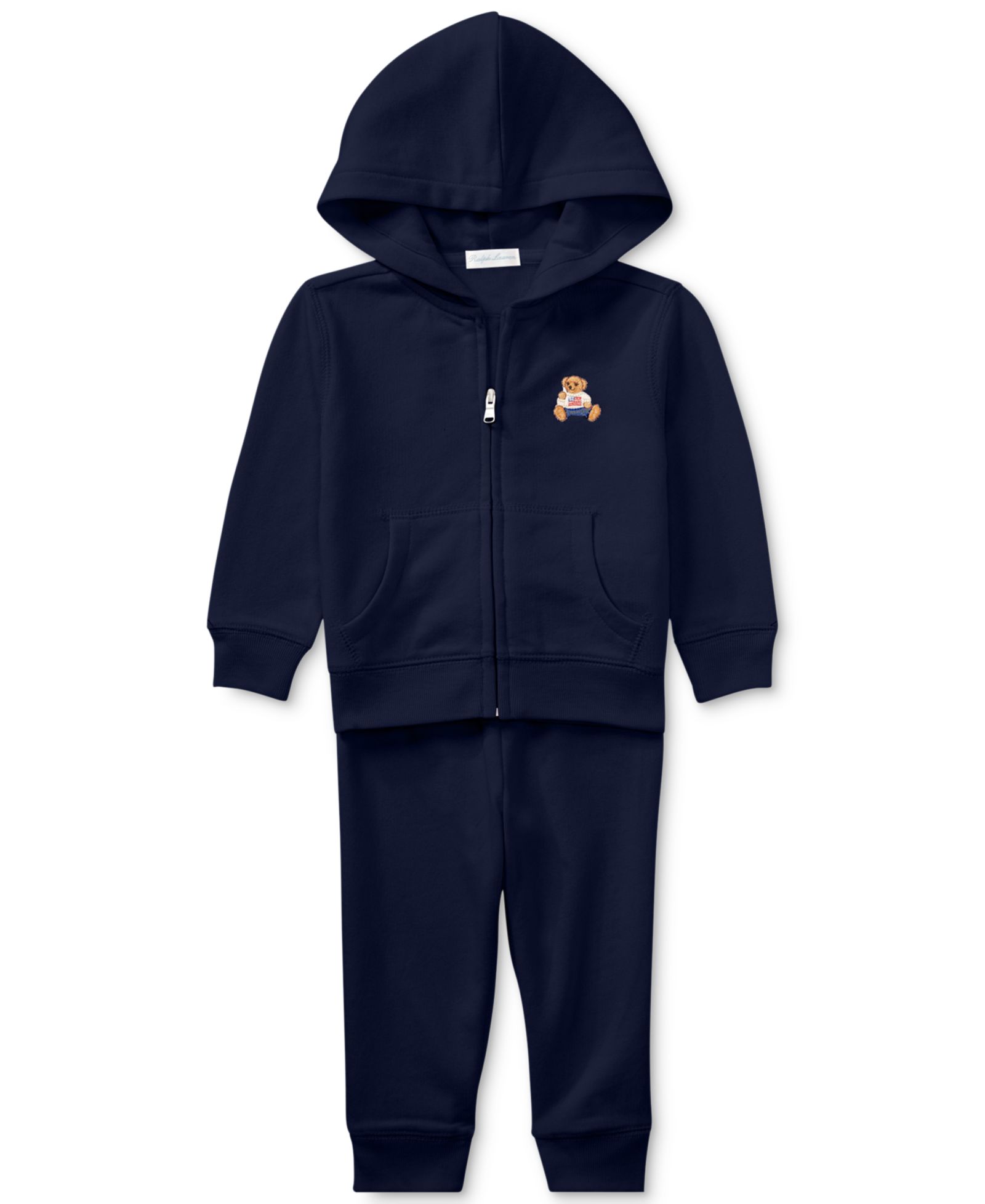 Комплект из худи и шорт Polo Ralph Lauren для новорожденных мальчиков, 2 предмета