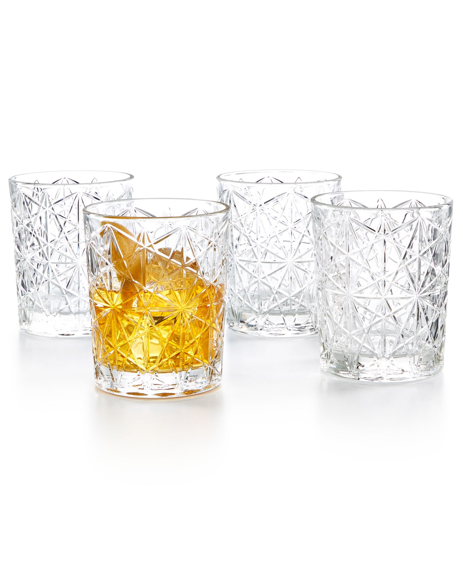 Набор стаканов для виски Bormioli Rocco Lounge Double Old Fashioned, 4 шт.
