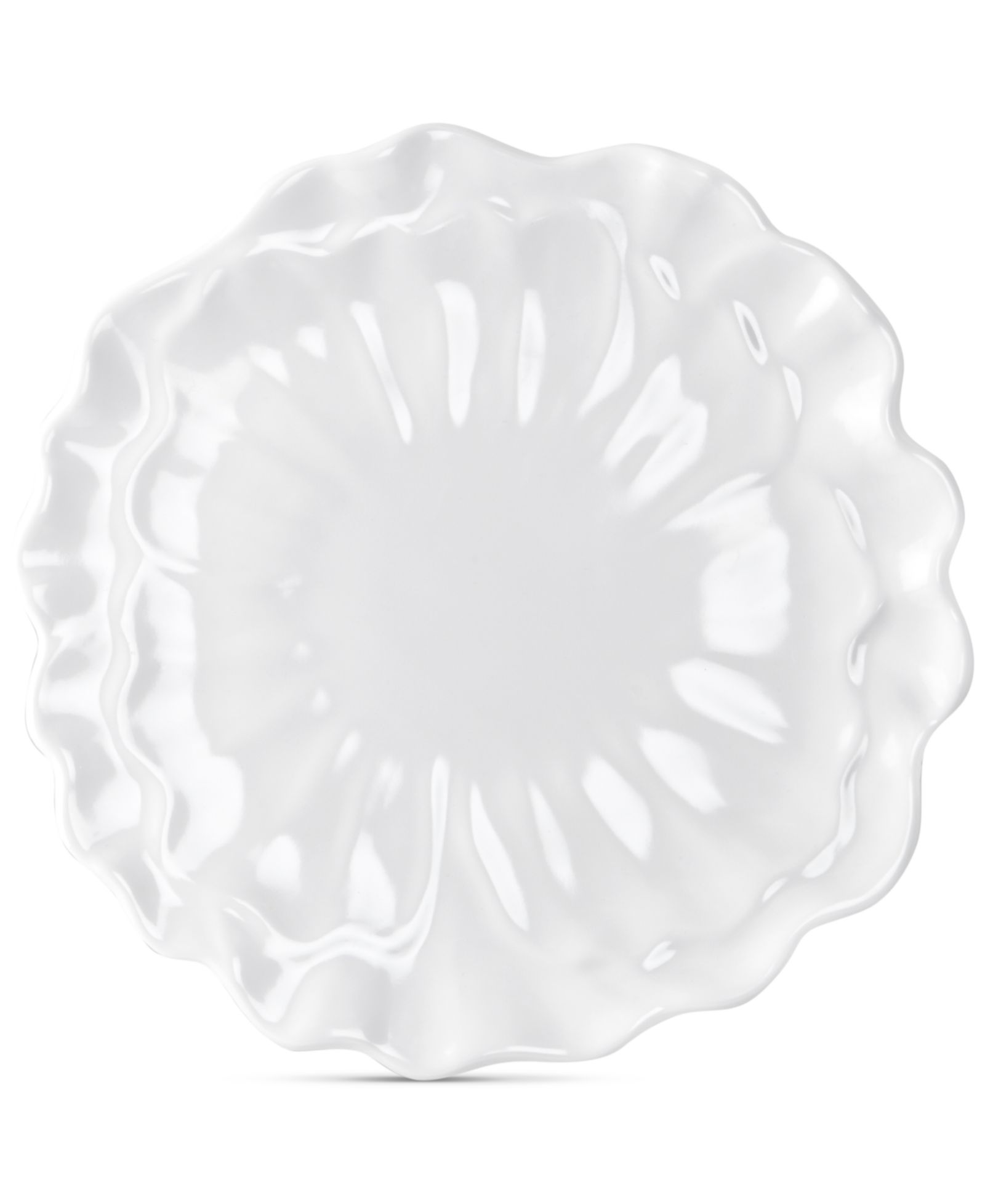 Q Squared Peony 11" Melamine Dinner Plates, Set Of 4