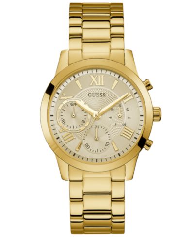 GUESS Часы Bracelet Gold-Tone Stainless Steel 40mm