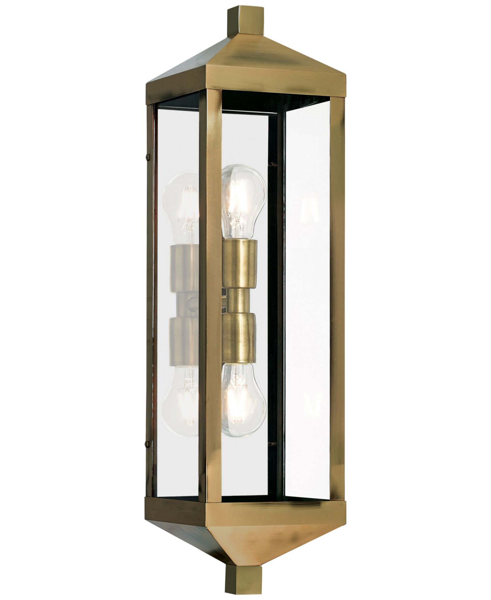 Livex Nyack 2-Light Outdoor Wall Lantern