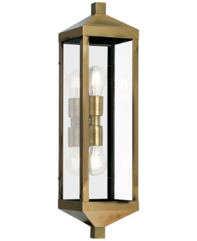 Livex Настенный уличный фонарь Nyack 2-Light