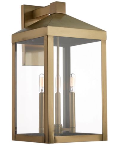Уличный настенный фонарь Livex Nyack 3-Light