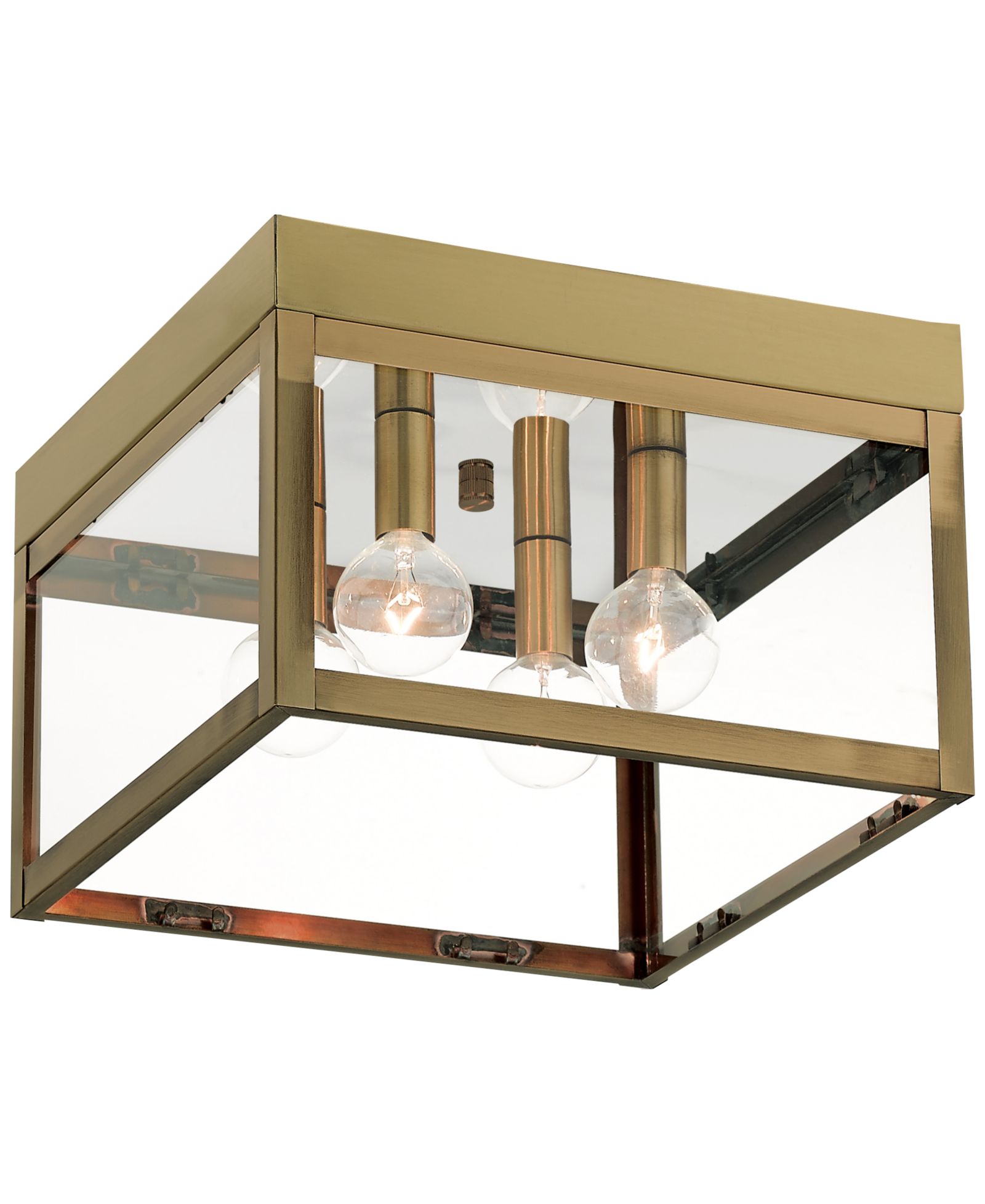 Livex Nyack 4-Light Flush Mount