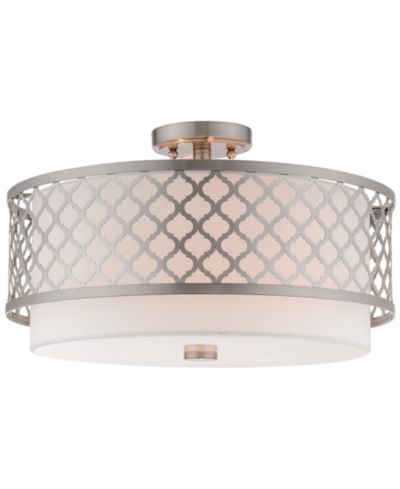 Потолочный светильник Livex Arabesque 3-Light Semi Flush