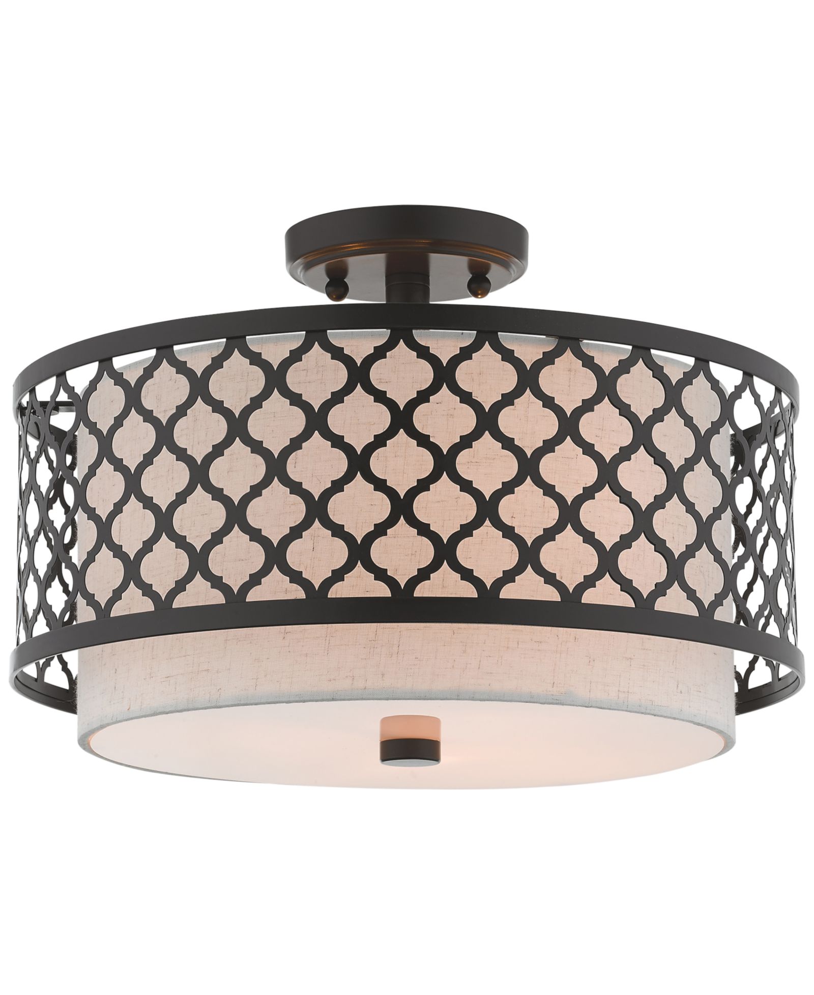 Livex Полупотолочный светильник Arabesque 3-Light 15"