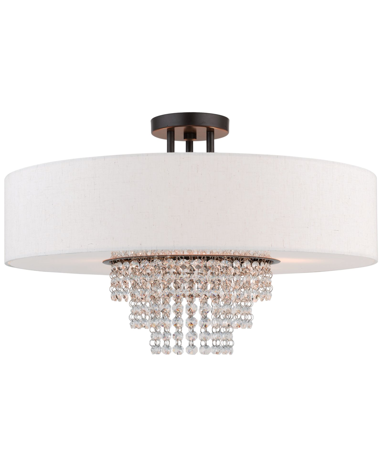 Livex Carlisle 5-Light Semi-Flush Mount