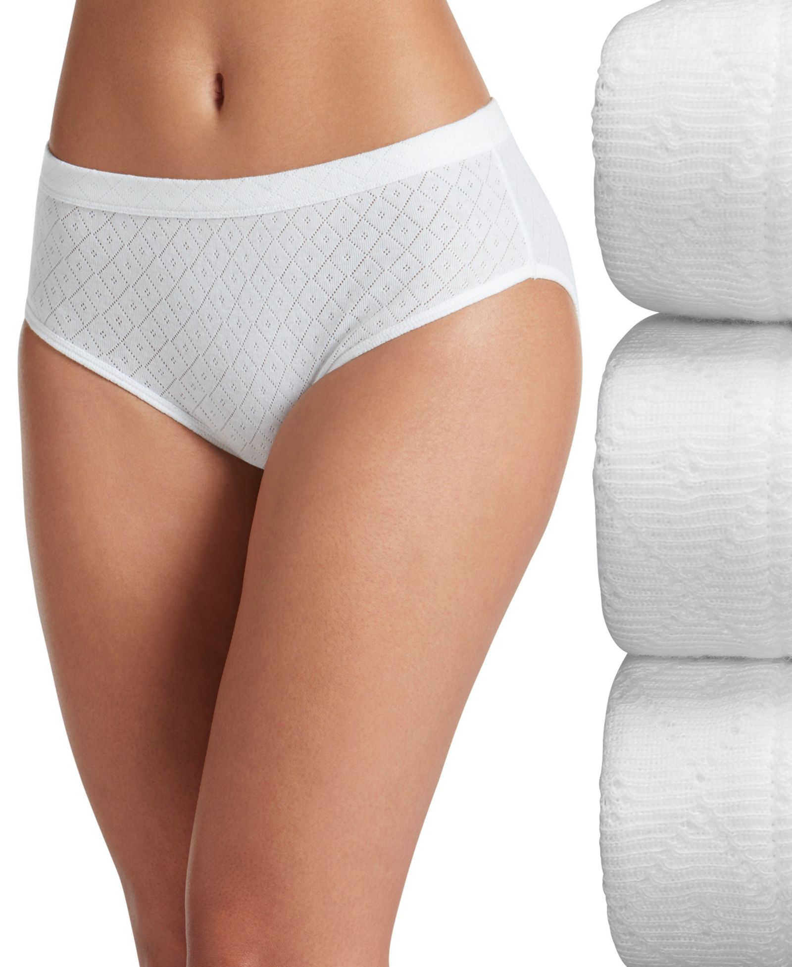 Jockey Elance Breathe Hipster Underwear 3 Pack 1540, also available in extended sizes