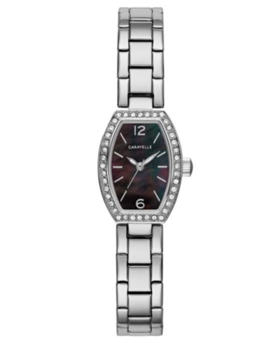 Женские наручные часы Caravelle Designed by Bulova из нержавеющей стали, 18x24mm