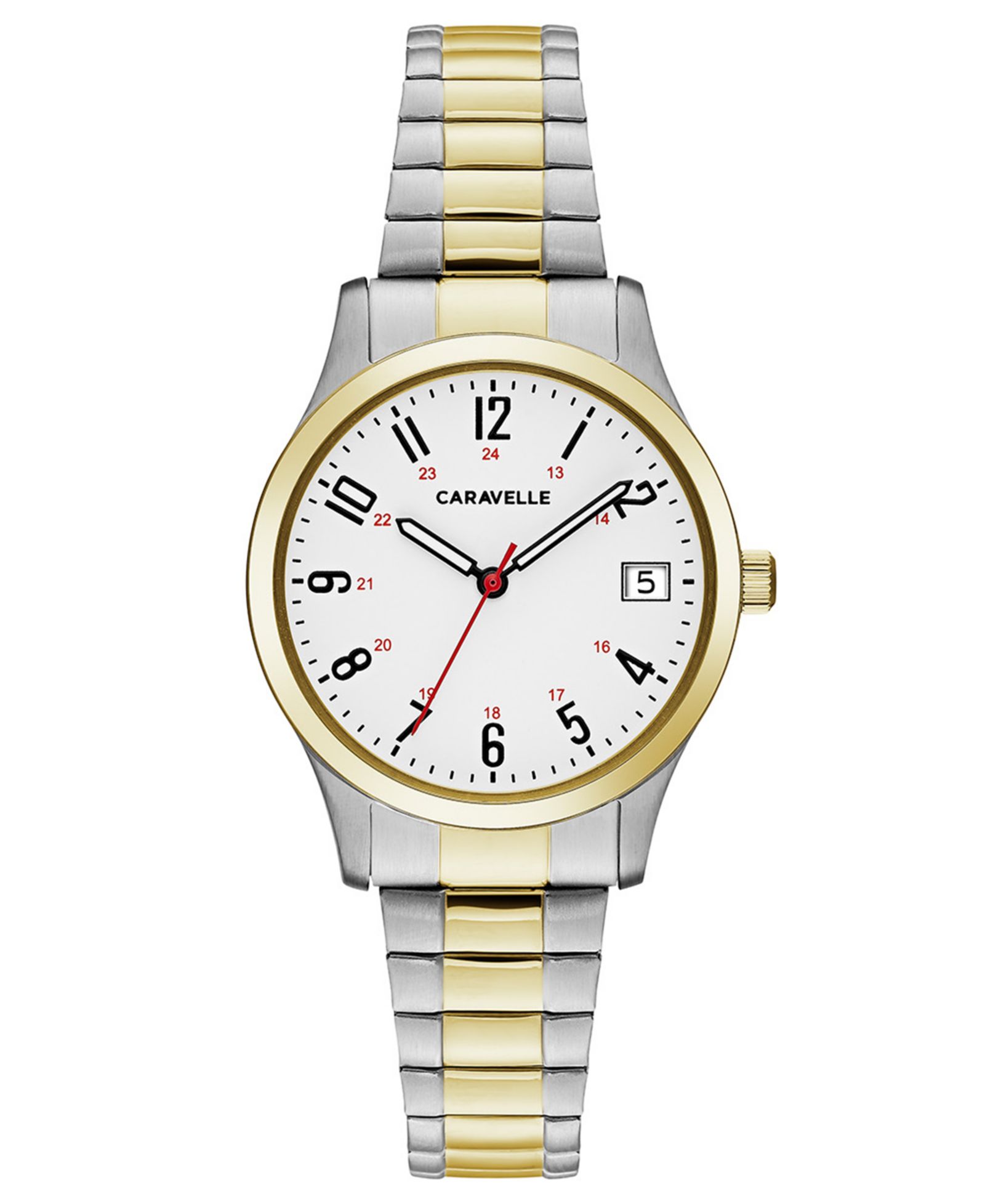 Caravelle Designed by Bulova  Women's Two-Tone Stainless Steel Bracelet Watch 30mm