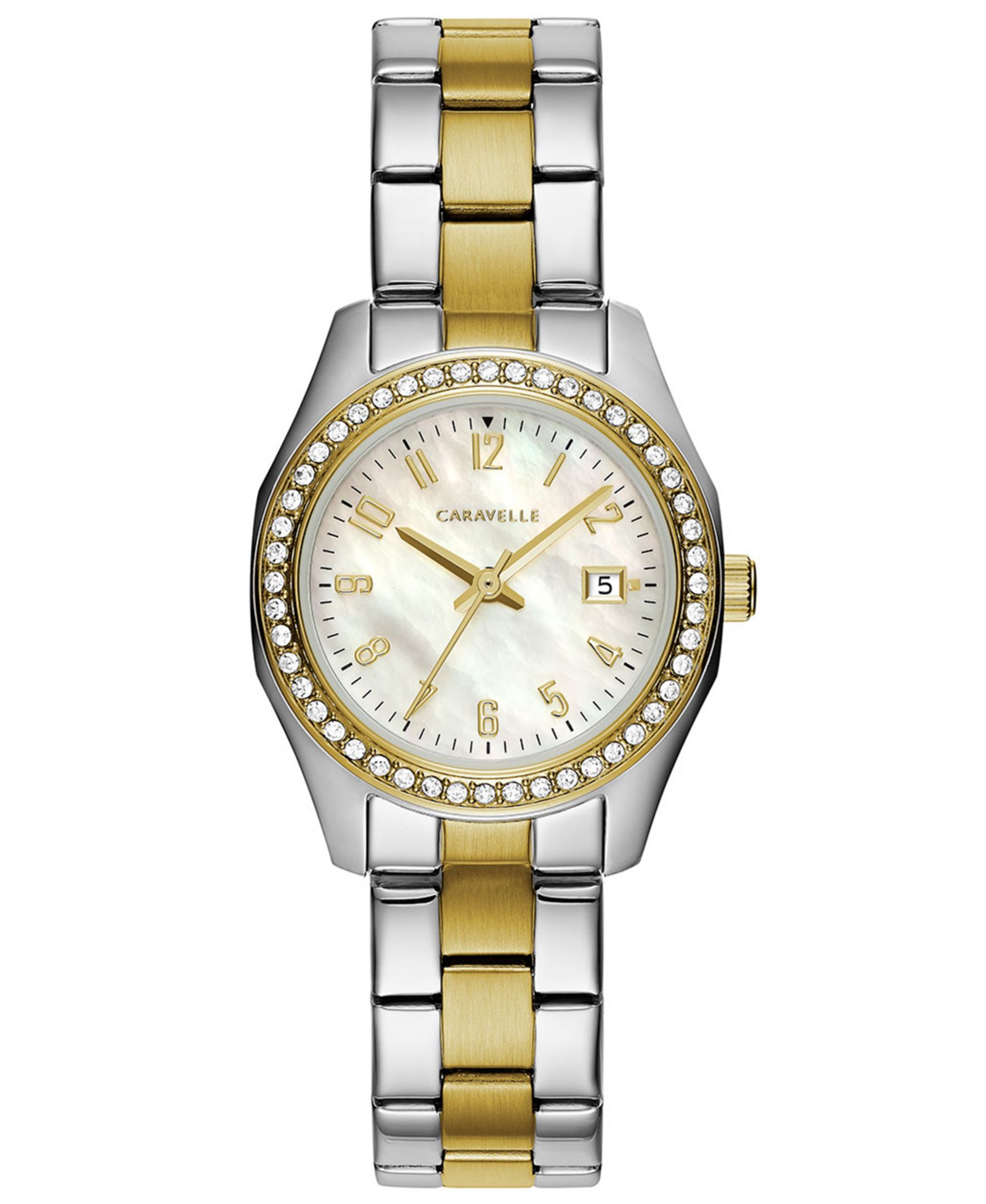 Женские часы Caravelle Designed by Bulova Two-Tone Stainless Steel Bracelet 28mm
