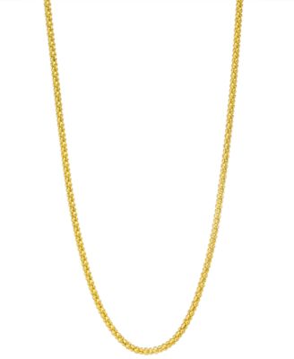 Золотая цепочка Popcorn Link 24" (1-3/4мм) из 14k золота