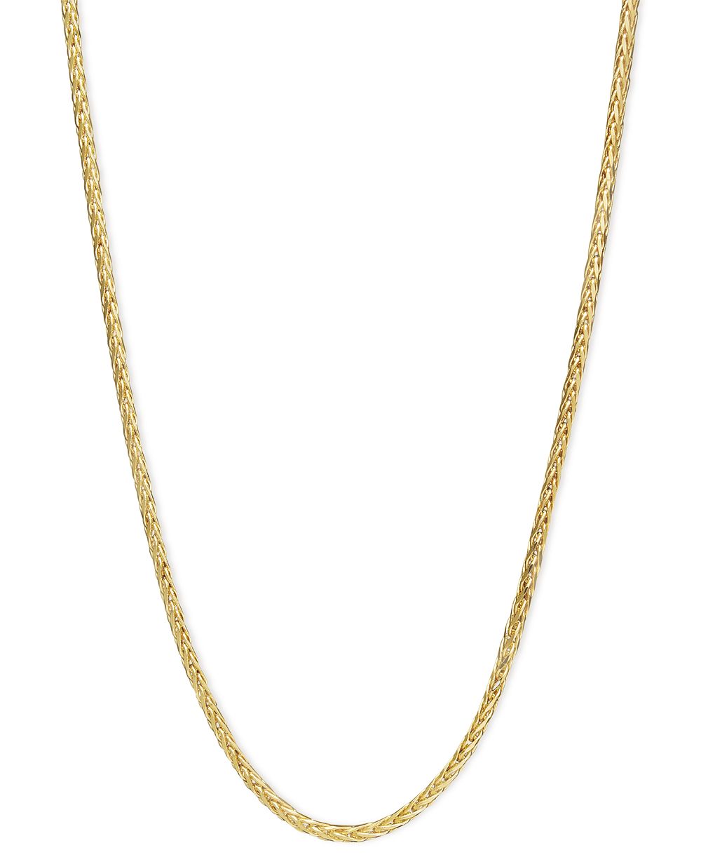 Золотая цепочка 14k Diamond Cut Wheat 16" (9/10mm)
