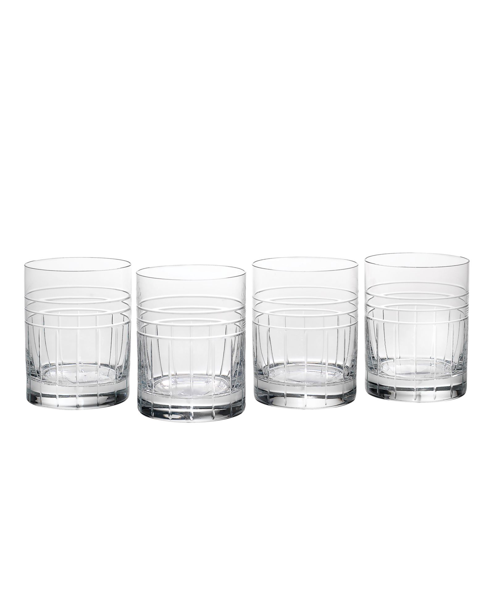 Reed & Barton Tempo Double Old Fashioned Glasses, Set of 4