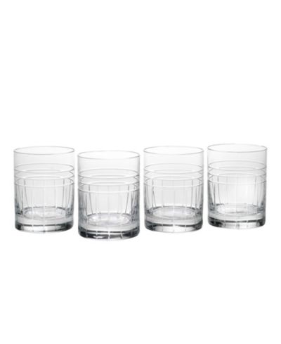 Reed & Barton Tempo Double Old Fashioned Glasses, Set of 4