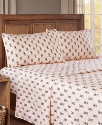 Комплект постельного белья Madison Park Novelty Printed Cotton Flannel 4-Pc. King