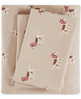Woolrich Printed Cotton Flannel 4-Pc. Sheet Set, Full