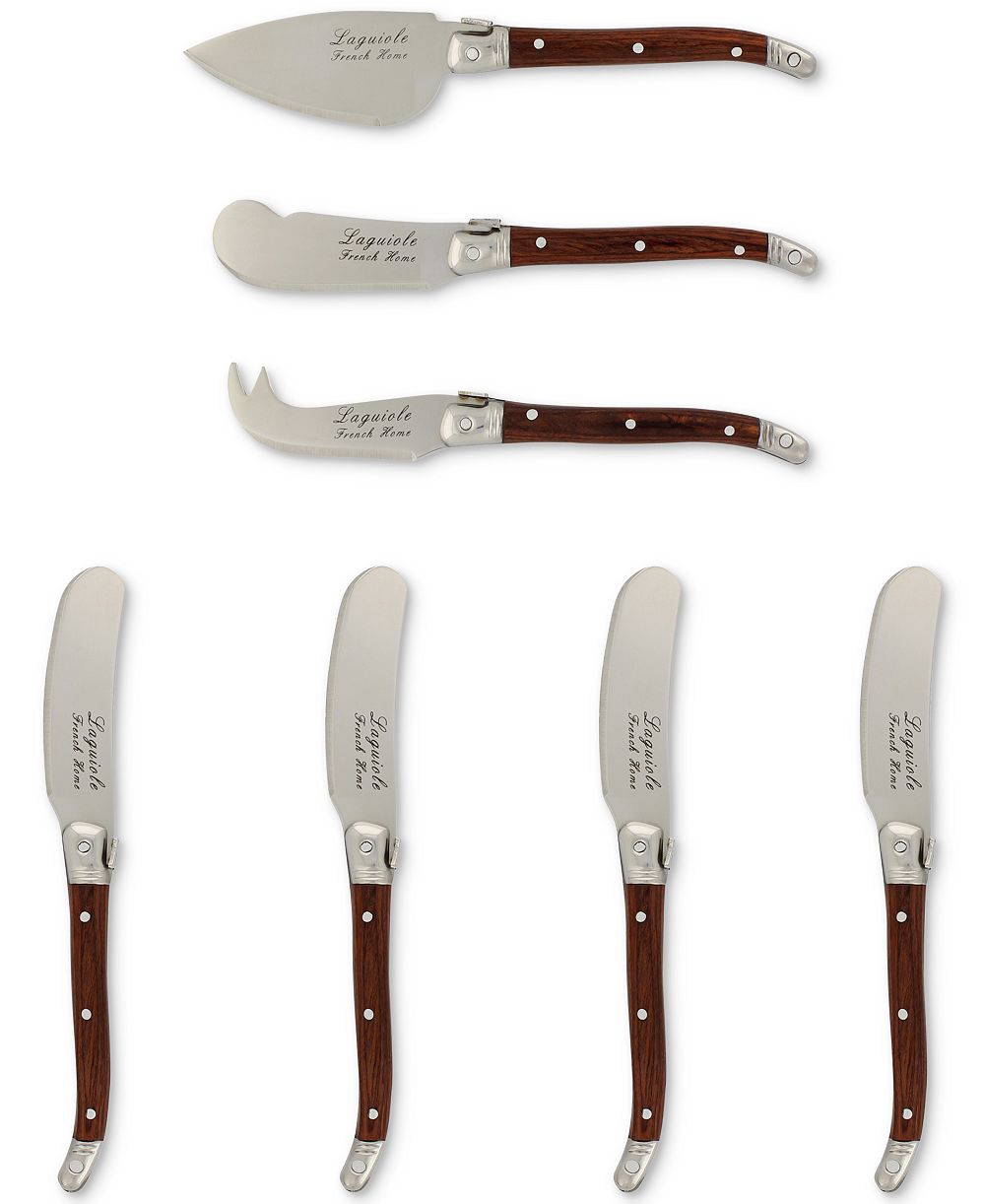 Набор ножей для сыра French Home Laguiole Pakkawood 7 Piece