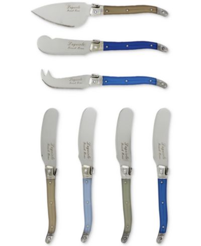 French Home набор ножей для сыра и масла Laguiole Cream and Blue Cheese, 7 предметов